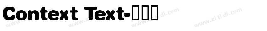 Context Text字体转换 Context Text字体转换